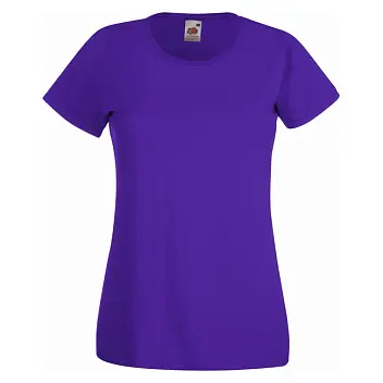 Футболка жіноча 'Fruit of the Loom' 'Ladies Valueweight T' Фиолетовый 5702-16