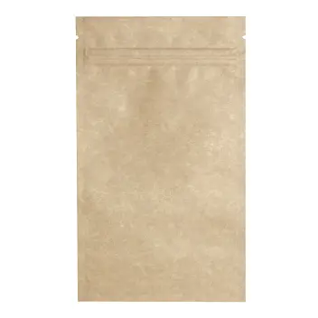 Дой-пак 100х170х30 крафт zip-замок (50г кофе) Коричневый 12796-01