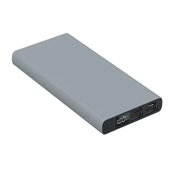 Універсальна мобільна батарея Powerbank 'Model A' matt 10000 mAh Серый Черный 5482-152