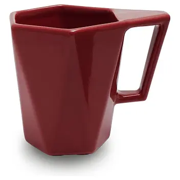 Чашка керамічна Modern 350 мл Бордовый 1691-02