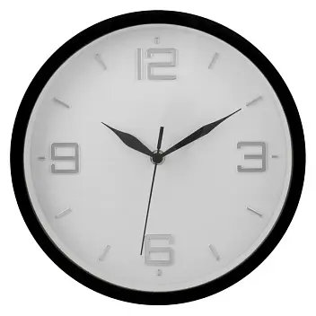 Годинник настінний Черный 8718-01