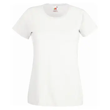 Футболка жіноча 'Fruit of the Loom' 'Ladies Valueweight T' Белый 5702-01