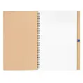 Блокнот A4 із смугою синій