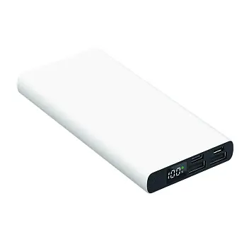 Універсальна мобільна батарея Powerbank 'Model A' matt 10000 mAh Белый Черный 5482-209