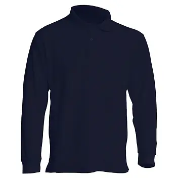 Футболка Поло 'JHK' 'POLO REGULAR MAN LS' NAVY Темно-синий 1601-01