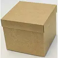 Коробка картонная Самосборная 150х150х130 мм бурая