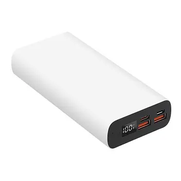 Універсальна мобільна батарея Powerbank 'Model B' matt 20000 mAh Белый Черный 14758-209