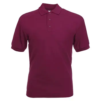 Футболка Поло чоловіча 'Fruit of the Loom' '65 / 35 Polo ' Бордовый 5712-06