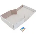 Коробка картонная Самосборная 250х170х80 мм белая