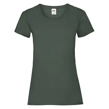 Футболка жіноча 'Fruit of the Loom' 'Ladies Valueweight T' Темно-зеленый 5702-18