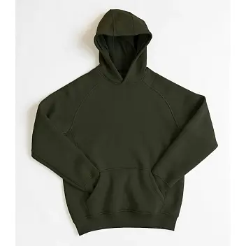Худи реглан утеплений 'Kufaika' 'Unisex warm' Темно-зеленый 15526-03