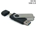 Флешка 'Twister Double' Type-C 64 Gb USB 3.0