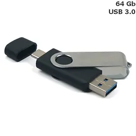 Флешка 'Twister Double' Type-C 64 Gb USB 3.0
