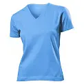 Футболка 'Stedman' 'Classic V-neck Women' Light Blue