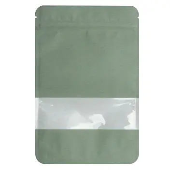 Дой-пак 130х200х35 крафт zip-замок окно (150г кофе) Коричневый 12801-01