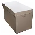 Коробка картонная Самосборная 535х295х345 мм бурая