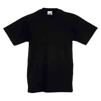 Футболка дитяча 'Fruit of the Loom' 'Kids Valueweight T' Черный 5694-03
