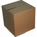 Коробка картонная 4-х клапанная 300х300х300 мм бурая