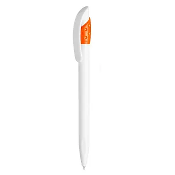Ручка пластикова 'Lecce Pen' 'Golff 410' Оранжевый Белый 5451-09