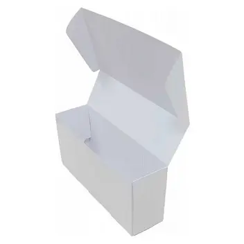 Коробка картонная Самосборная 220х60х100 мм белая Белый 13909-01