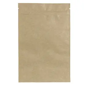 Дой-пак 130х200х35 крафт zip-замок (150г кофе)