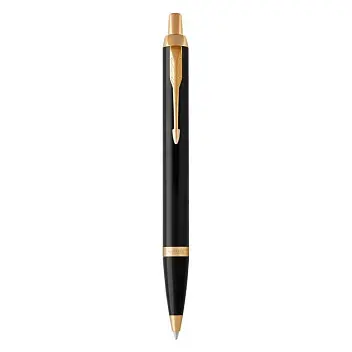 Ручка кулькова 'Parker' IM 17 Black GT BP Черный Золотистый 10012-01