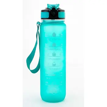 Пляшка для води 1000 мл Зеленый Черный 15343-03