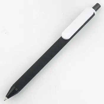 Ручка пластикова 'ADORA' soft-touch Черный Белый 15210-06