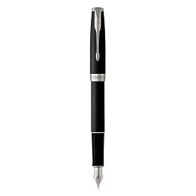 Ручка пір'яна 'Parker' SONNET 17 Matte Black Lacquer CT FP F
