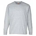 Футболка детская 'Fruit of the Loom' 'VALUEWEIGHT LONG SLEEVE'