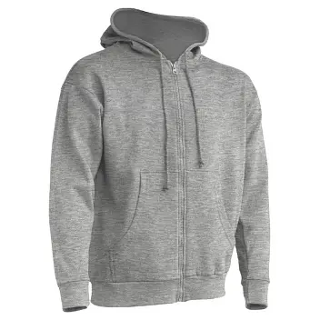 Толстовка 'JHK' 'HOODED SWEATER UNISEX' GREY MELANGE Серый 1624-04