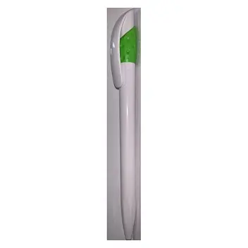 Ручка пластикова 'Lecce Pen' 'Golff 410' Белый Зеленый 5451-11