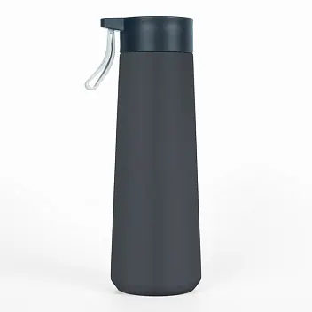 Термобутылка 'Kyoto' matt 400 мл Черный Серый 14938-160