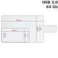 Флешка 'GoodRAM' 'CREDIT CARD' 64 Gb USB 2.0