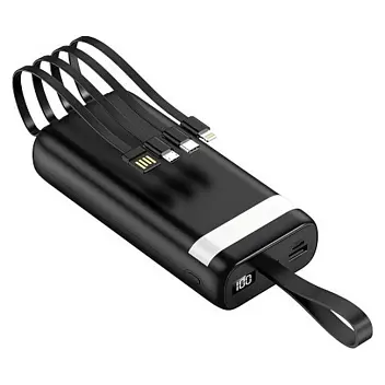 Універсальна мобільна батарея PowerBank 'KRATOS' 20000 mAh Черный Белый 15562-01