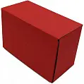 Коробка картонная Самосборная 160х85х110 мм красная