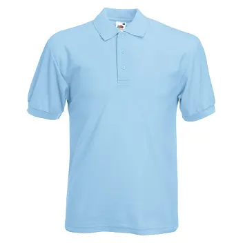 Футболка Поло чоловіча 'Fruit of the Loom' '65 / 35 Polo ' Голубой 5712-13