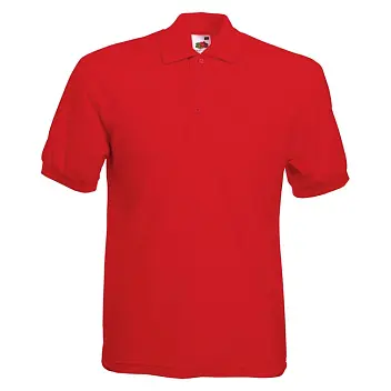 Футболка Поло мужская 'Fruit of the Loom' '65/35 Polo' Красный 5712-05