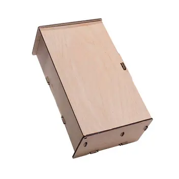 Коробка під пляшку та 3 рюмки Древесный 9030-01