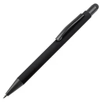 Ручка стилус металлическая soft touch 'Bremen' Черный 15430-06