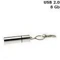 Флешка Тубус металева 8 Gb USB 2.0