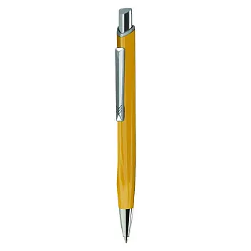 Ручка металлическая 'VIVA PENS' 'KOBI' Серебристый Желтый 8628-10
