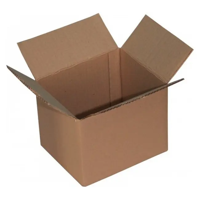 Коробка картонная Четырехклапанная 230х190х185 мм бурая Коричневый 10153-01